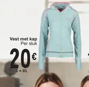 Vest met kap per stuk