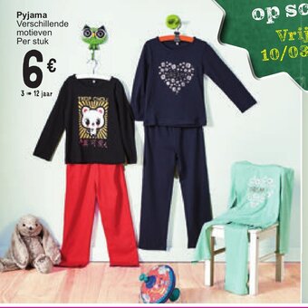 Cora Pyjama verschillende motieven per stuk aanbieding