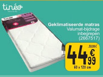 Cora Geklimatiseerde matras 60 x 120 cm aanbieding