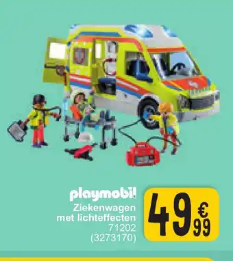 playmobil ziekenwagen met lichteffecten 71202 (3273170)