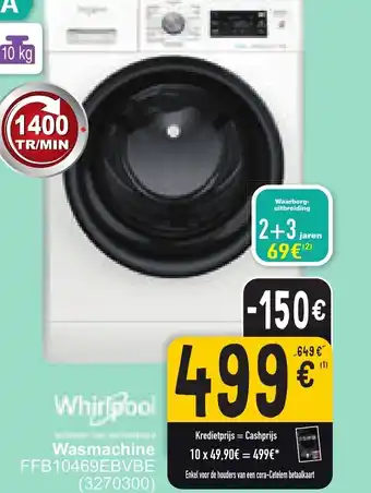 Cora Wasmachine FFB1046EBVBE (3270300) aanbieding