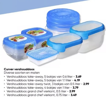 Curver vershouddoos