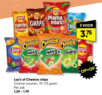 Big Bazar Lay's of cheetos chips aanbieding