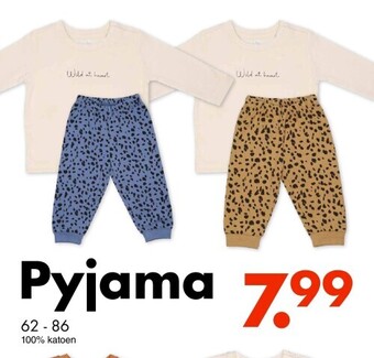 Wibra Pyjama aanbieding