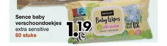 Wibra Sence baby verschoondoekjes aanbieding
