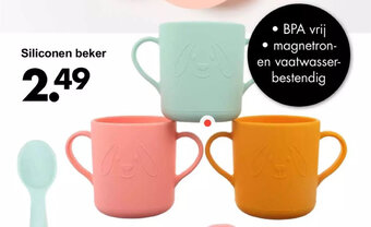 Wibra Siliconen beker aanbieding