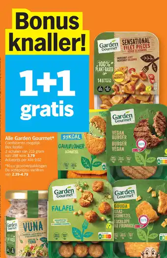 Albert Heijn Alle garden gourmet falafel 2 x 210 gram aanbieding