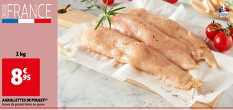 Auchan Aiguillettes de poulet 1kg aanbieding