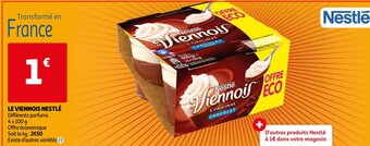 Auchan Le viennois nestle 4 x 100g aanbieding