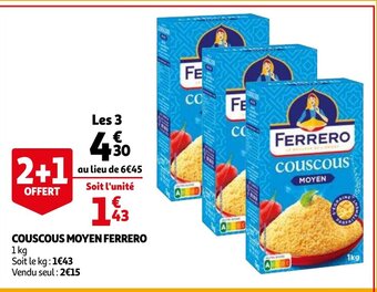 Couscous moyen ferrero 1kg