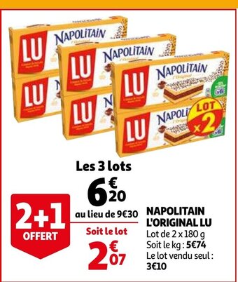 LU Napolitain l'original 2 x 180g