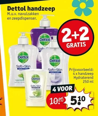 Kruidvat Dettol handzeep aanbieding