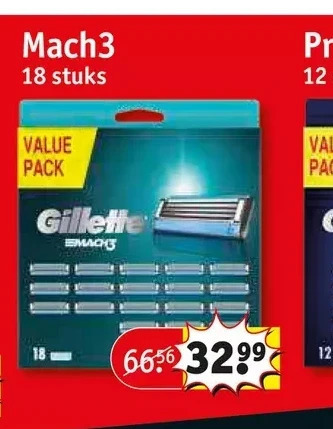 Kruidvat Mach3 aanbieding