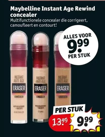 Kruidvat Maybelline instant age rewind concealer aanbieding