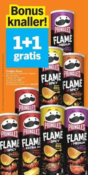 Albert Heijn Pringles flame aanbieding