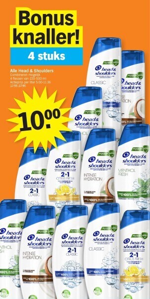 Albert Heijn Alle head & shoulders aanbieding