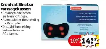 Kruidvat shiatsu massagekussen