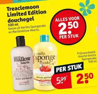 Kruidvat Treaclemoon limited edition douchegel 500 ml aanbieding
