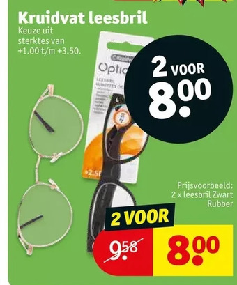 Kruidvat Kruidvat leesbril aanbieding