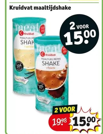 Kruidvat Kruidvat maaltijdshake aanbieding