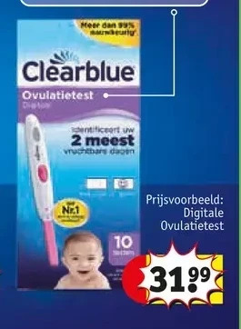 Kruidvat Digitale ovulatietest aanbieding
