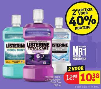 Kruidvat Listerine mondwater aanbieding