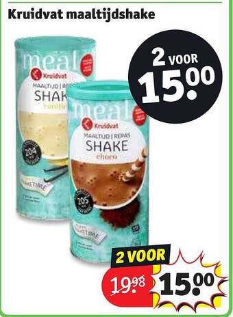 Kruidvat Kruidvat maaltijdshake aanbieding