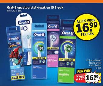 Kruidvat Oralb opzetborstel aanbieding