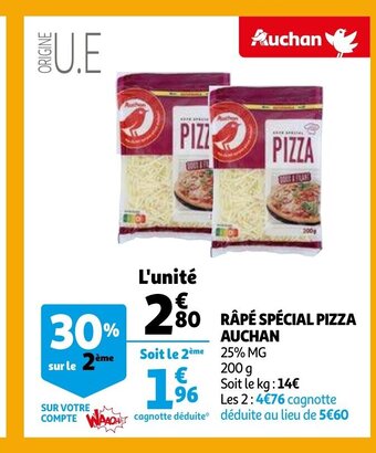 Auchan Rape special pizza aanbieding