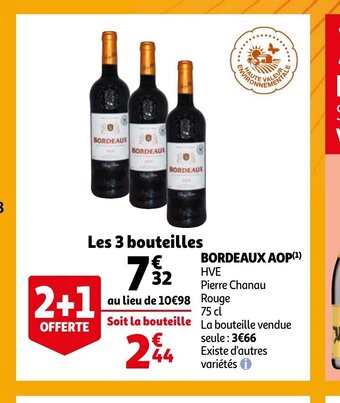Auchan Bordeaux AOP 75 cl aanbieding