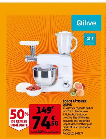 Auchan Qilive robot patissier aanbieding