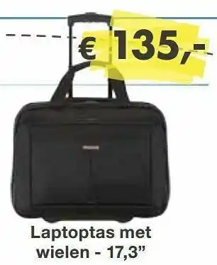 Laptoptas met wielen - 17,3``