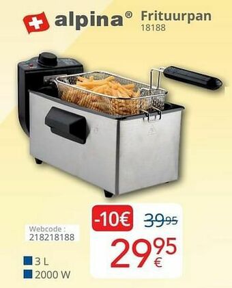 Eldi Alpina frituurpan 18188 aanbieding