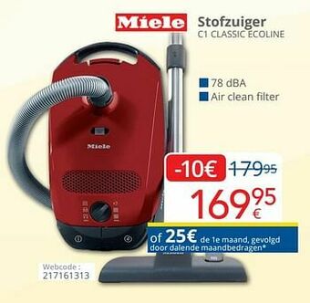 Miele stofzuiger c1 classic ecoline