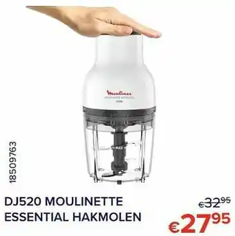 Euroshop Moulinex Dj520 moulinette essential hakmolen aanbieding