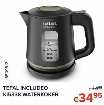 Euroshop Tefal includeo ki5338 waterkoker aanbieding