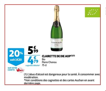 Clairette de die AOP 75 cl
