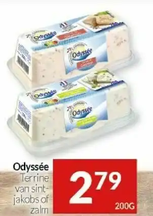 Intermarché Odyssée terrine van sint-jakobs of zalm aanbieding