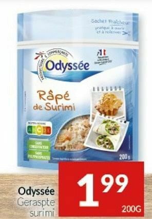 Intermarché Odyssée geraspte surimi aanbieding
