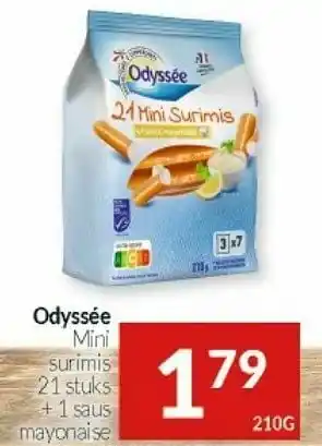 Intermarché Odyssée mini surimis +1 saus mayonaise aanbieding