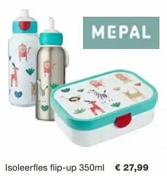 Isoleerfles flip-up