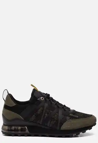 Cruyff fearia camouflage sneakers groen suede