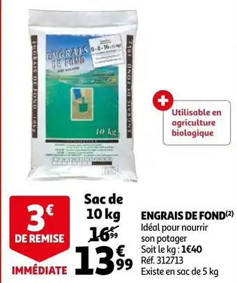 Auchan Engrais de fond aanbieding
