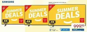 Eldi Samsung smart ultra hd-tv 75``-190 cm ue75tu7090sxxn aanbieding