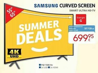Eldi Samsung smart ultra hd-tv ue55tu8300wxxn aanbieding