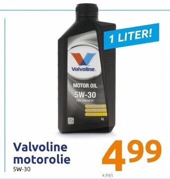 Action Valvoline motorolie aanbieding