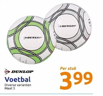 Action Dunlop Voetbal aanbieding