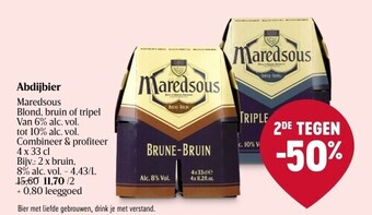 Delhaize Abdijbier maredsous aanbieding
