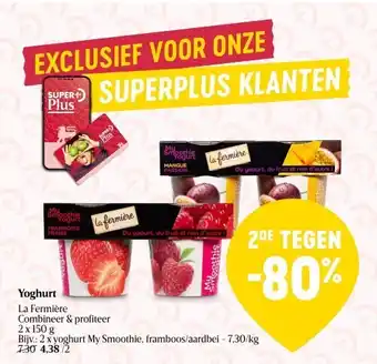 Yoghurt la fermière combineer & profiteer 2 x 150 g