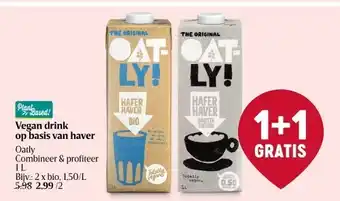 Delhaize Vegan drink op basis van haver aanbieding